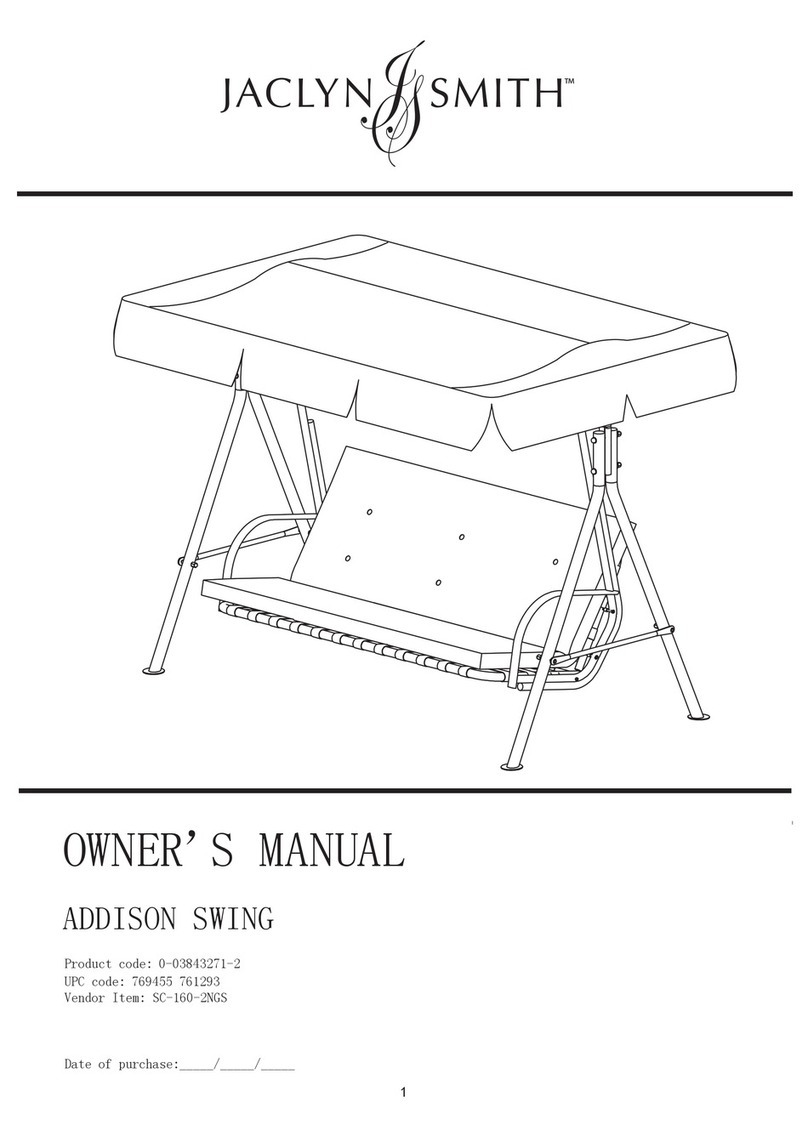 Jaclyn Smith ADDISON SWING SC-160-2NGS owner's manual