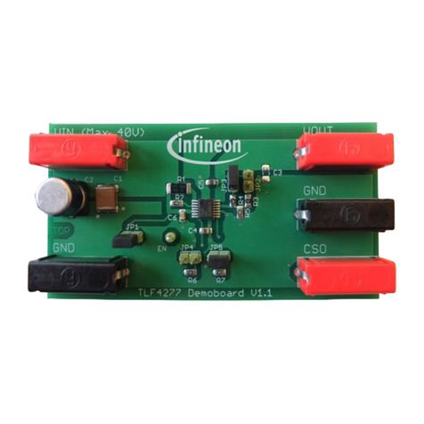 Infineon TLF4277 Demoboard Installation and operating instructions