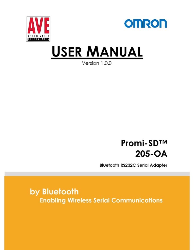Omron Promi-SD 205-OA user manual
