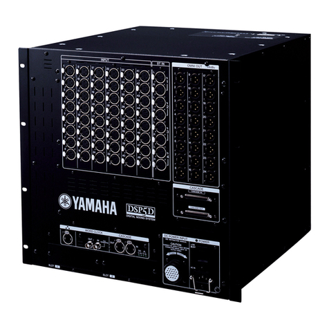 Yamaha DSP5D Editor Installation and operation manual