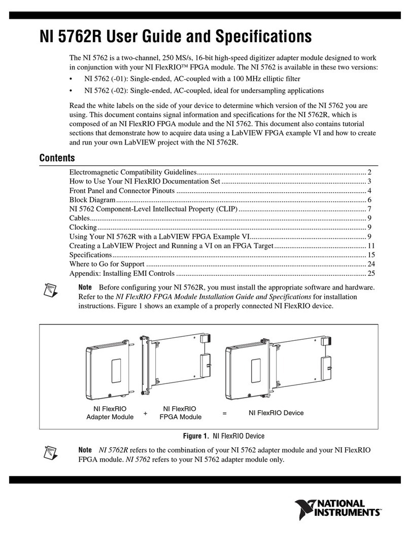 National Instruments 5762R User manual