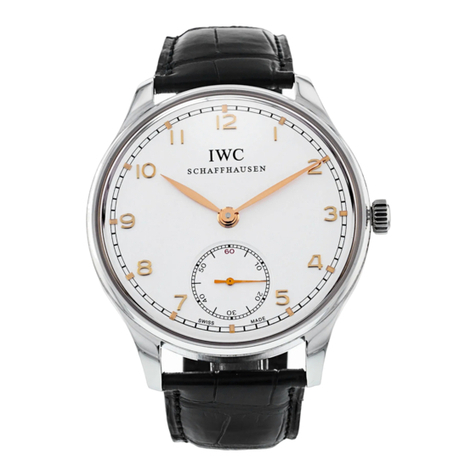 iwc Portuguese Hand-Wound operating instructions