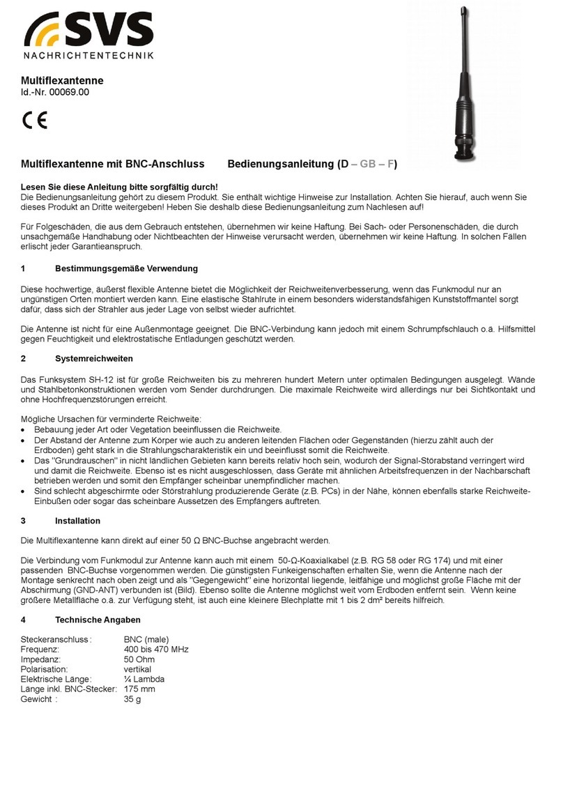 SVS 00069.00 operating instructions