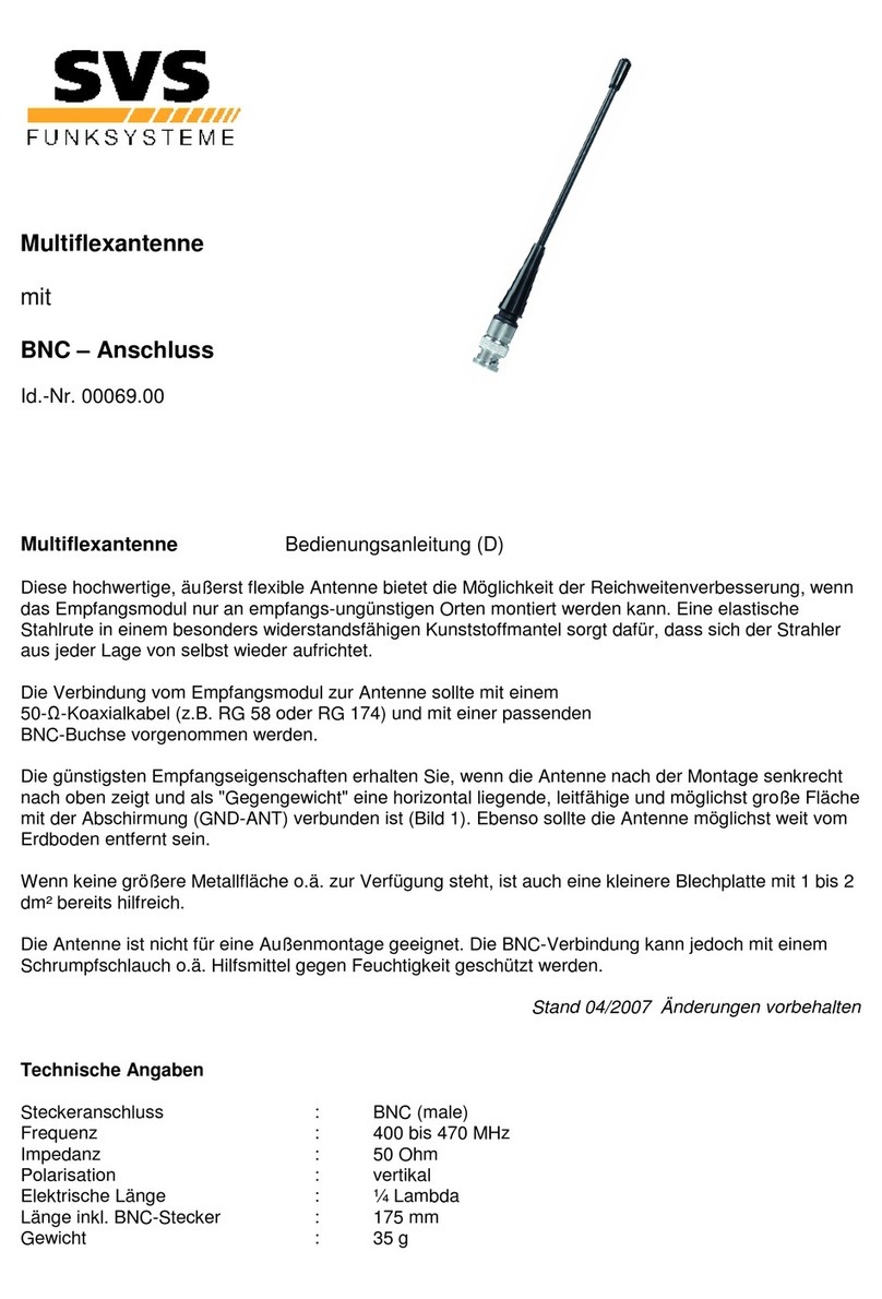 SVS 00069.00 operating instructions