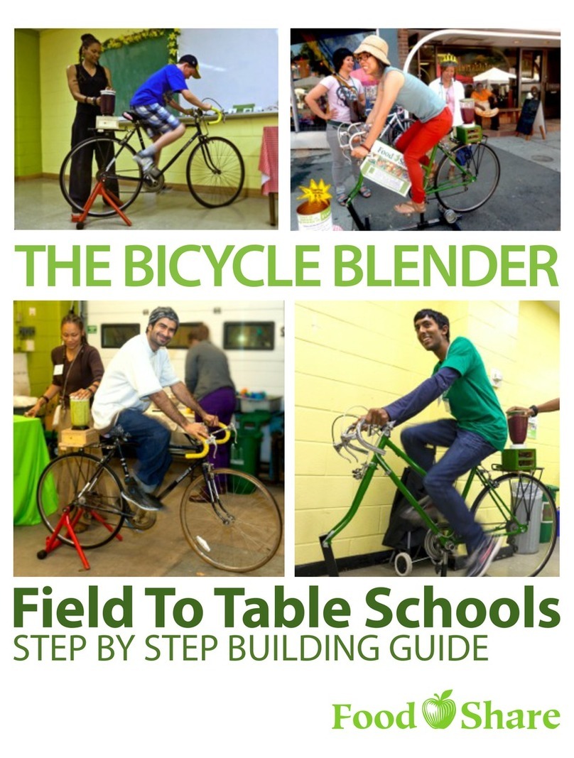 FoodShare Bicycle Blender Step by step building guide