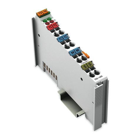 WAGO 750-469 User manual