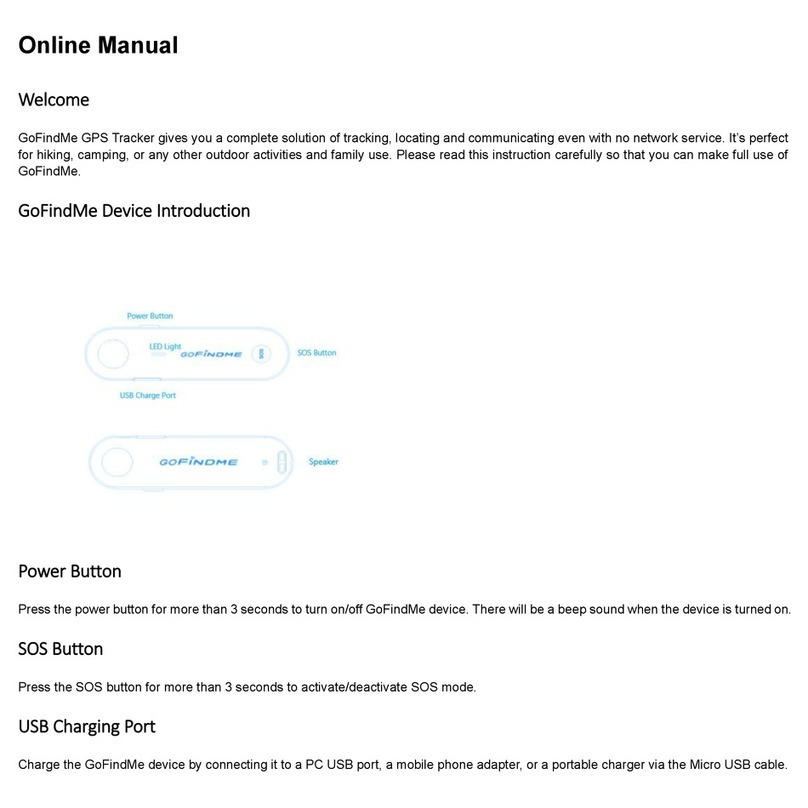 AIBLUE GoFindMe Online manual