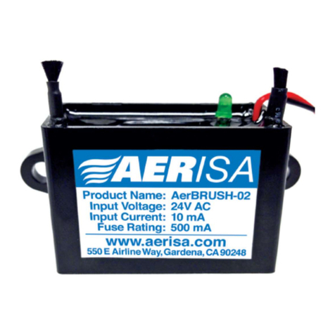 Aerisa AerBrush 01 Installation, operation & maintenance manual