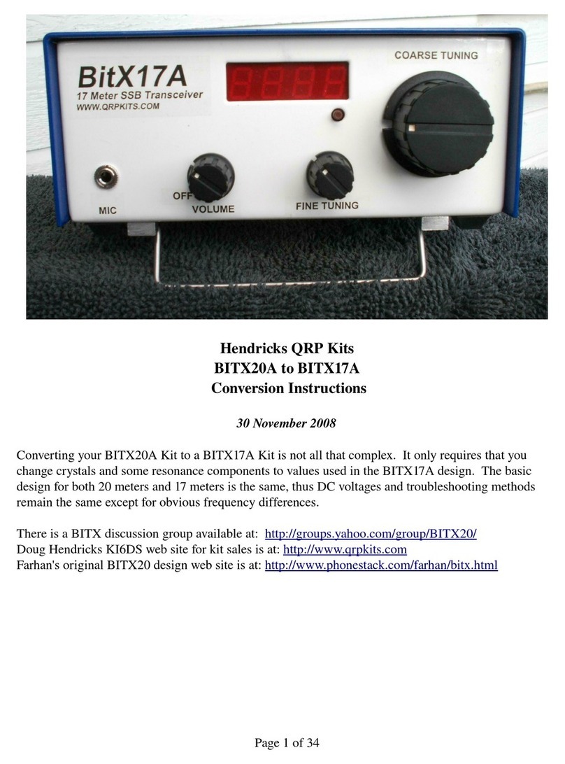 QRPKits BITX20A Conversion instructions