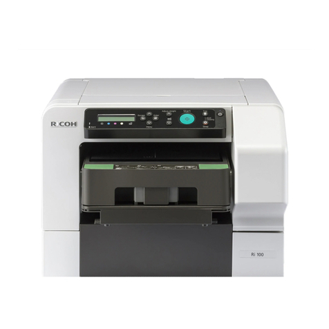 Ricoh Ri 100 User manual