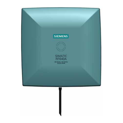 Siemens SIMATIC RF640A User manual Siemens SIMATIC RF640A User manual