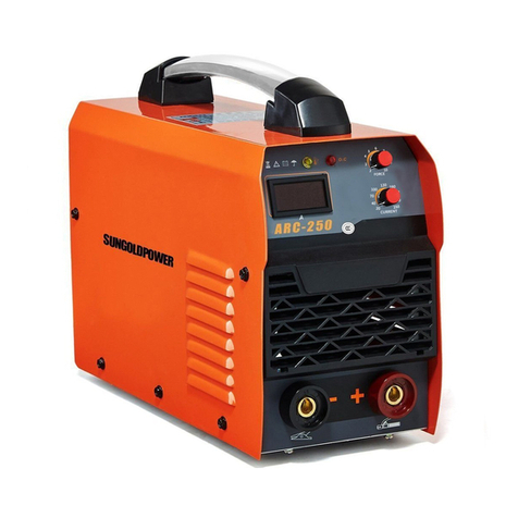 SUNGOLD POWER ARC-200 110/220V user manual