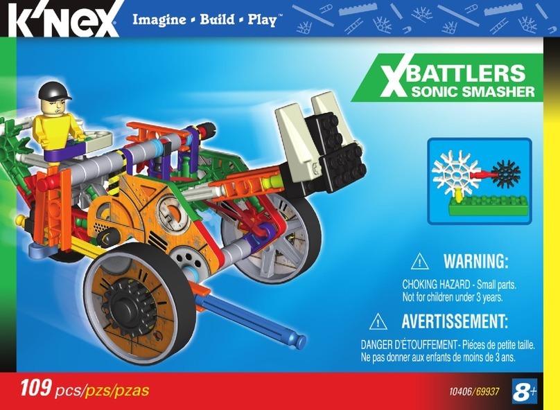 KNEX Imagine Build Play X BATTLERS SONIC SMASHER... User manual