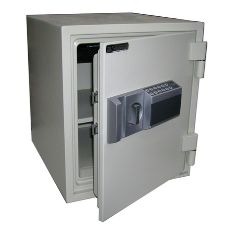Defiance Safe ESD104-A-HL instruction sheet