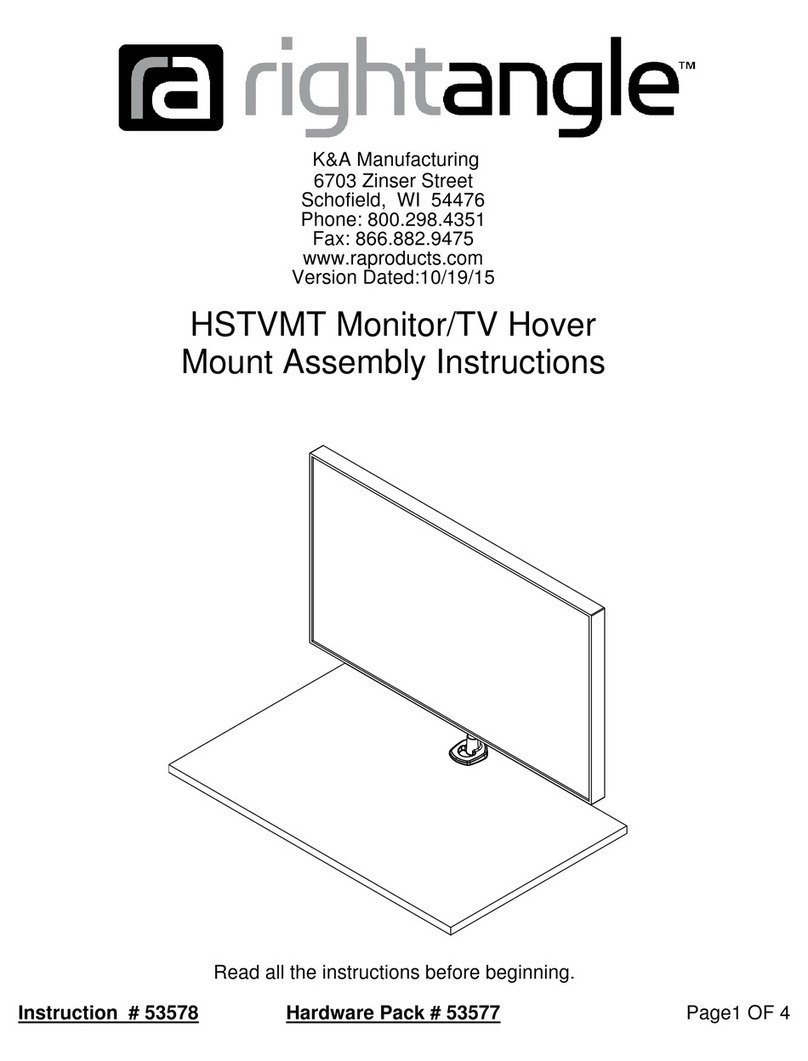 RIGHT ANGLE HSTVMT Assembly instructions