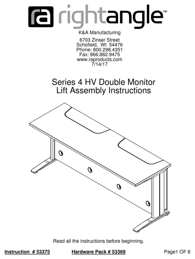 RIGHT ANGLE 4 HV Series Assembly instructions