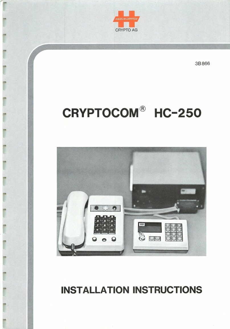 Crypto CRYPTOCOM HC-250 installation instructions