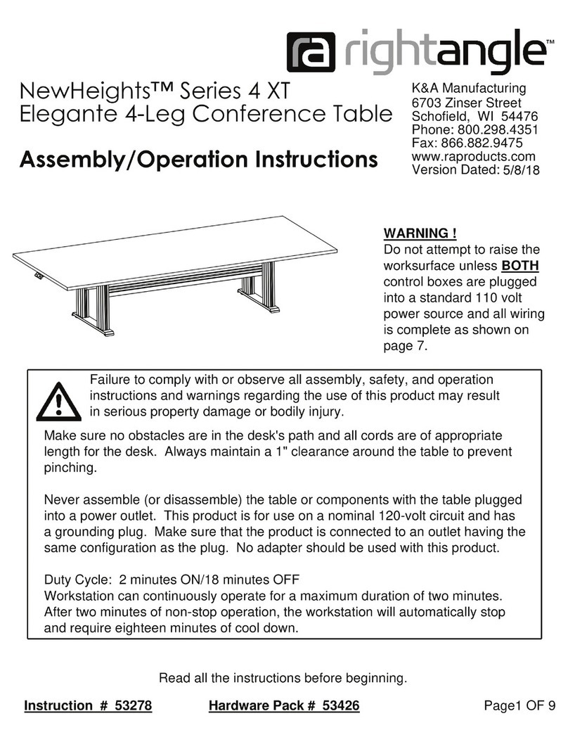 RIGHT ANGLE NewHeights 4 XT Series Parts list manual RIGHT ANGLE NewHeights 4 XT Series Parts list manual