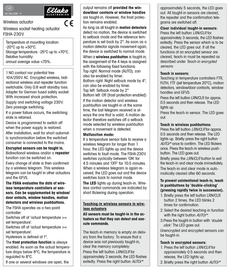 Eltako FSHA-230V quick guide
