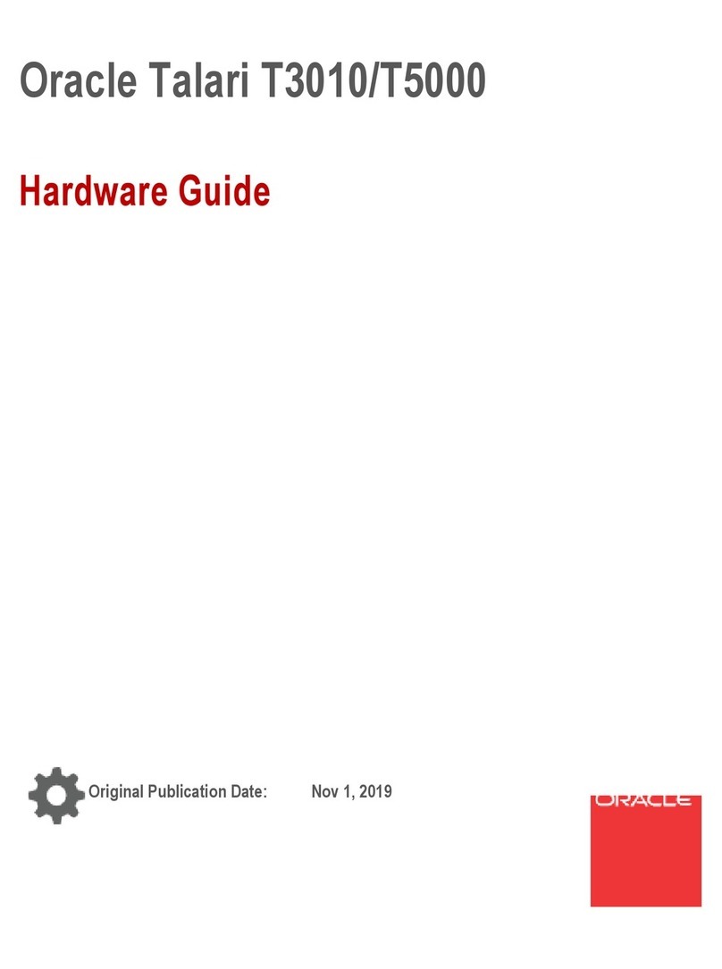 Oracle Talari T3010 Installation instructions