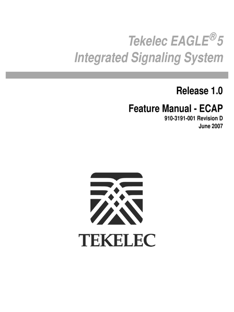 Tekelec EAGLE 5 Feature manual