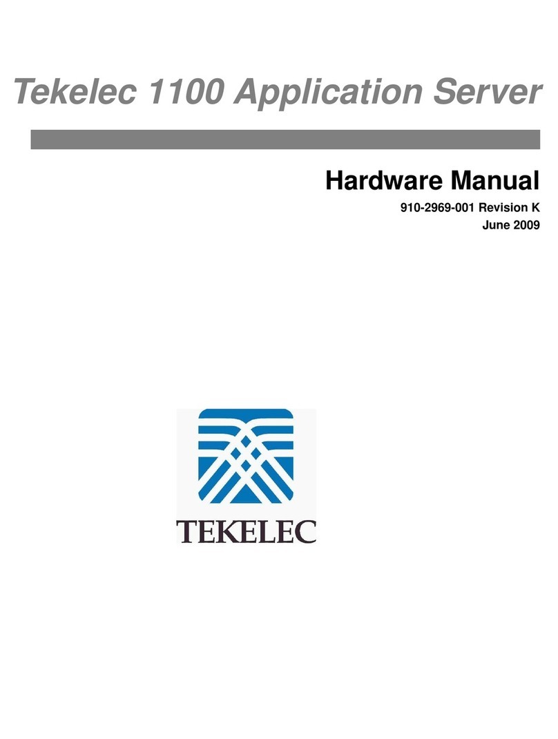 Tekelec 1100 Hardware manual