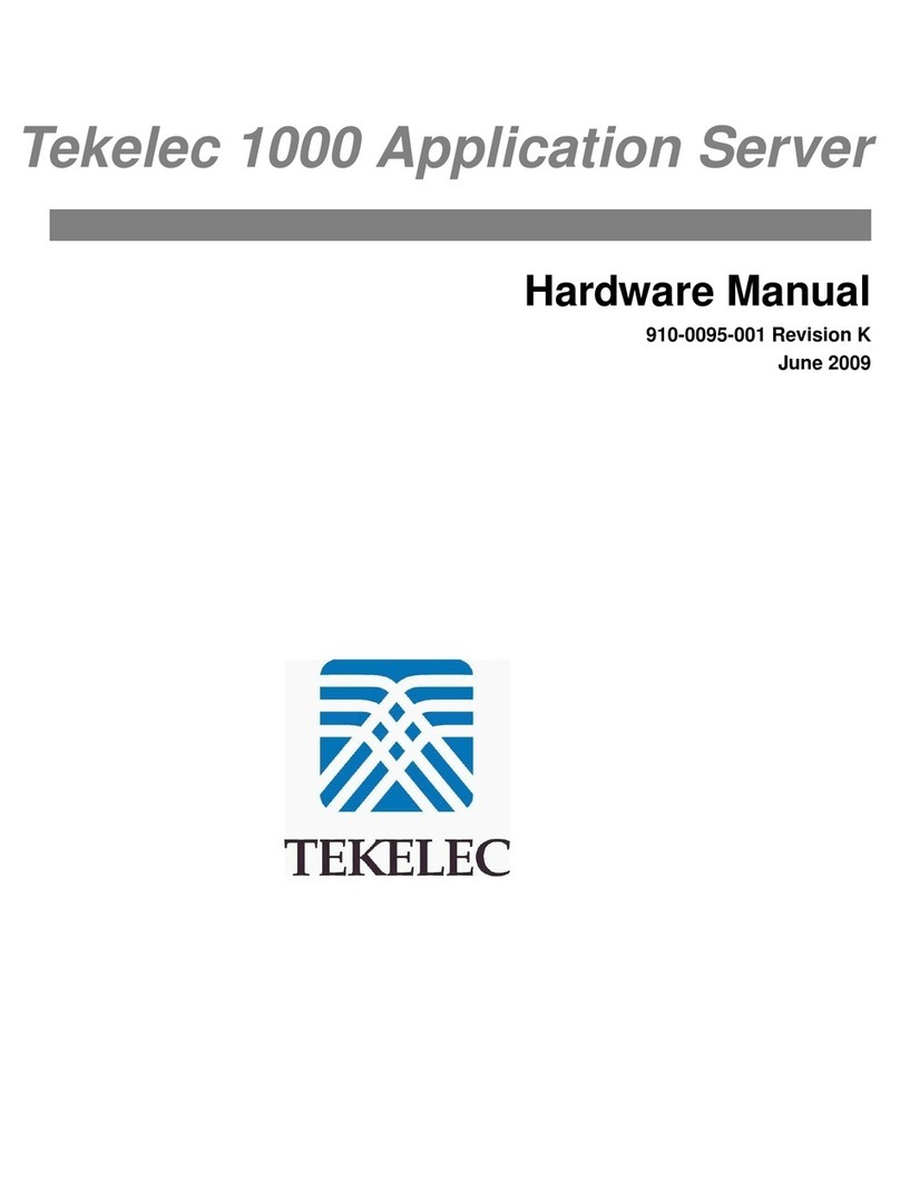 Tekelec 1000 Hardware manual