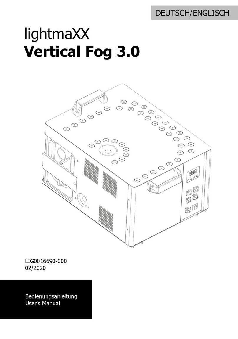 Lightmaxx Vertical Fog 3.0 User manual Lightmaxx Vertical Fog 3.0 User manual