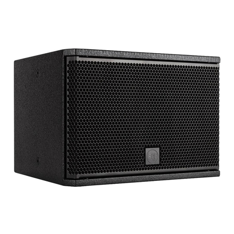 RCF S 10 User manual