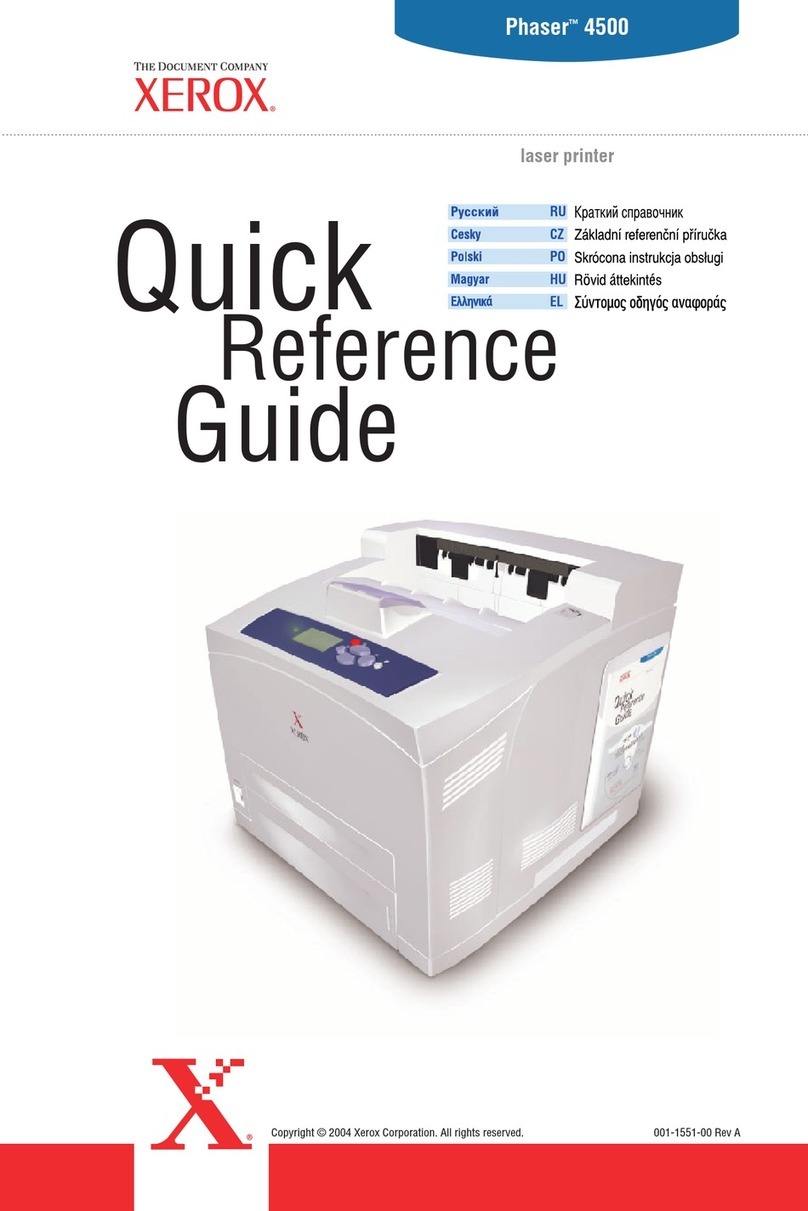 Xerox Phaser 4500 User manual