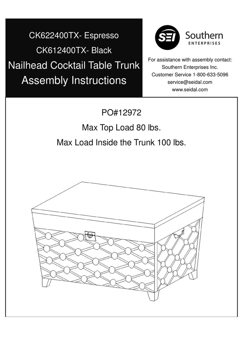 Southern Enterprises CK622400TX Assembly instructions