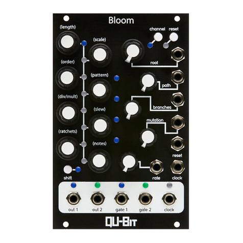 Qu-Bit Electronix Bloom User manual