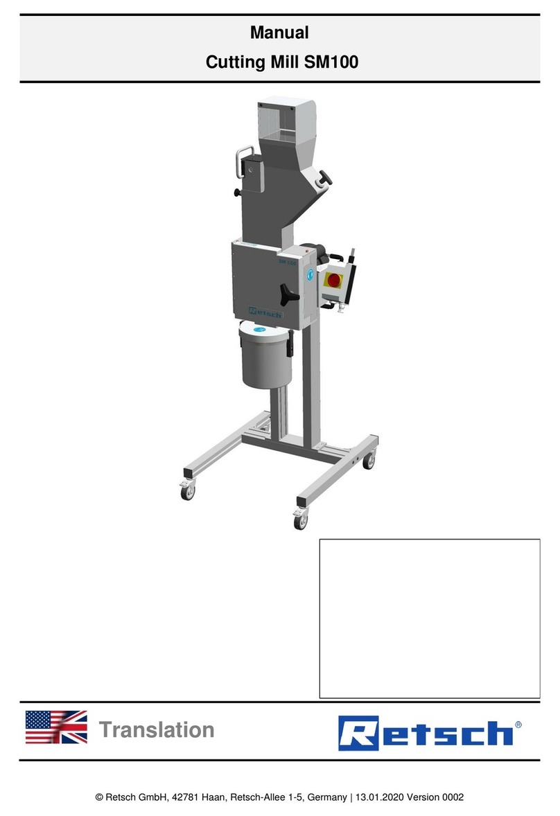 Retsch SM100 User manual