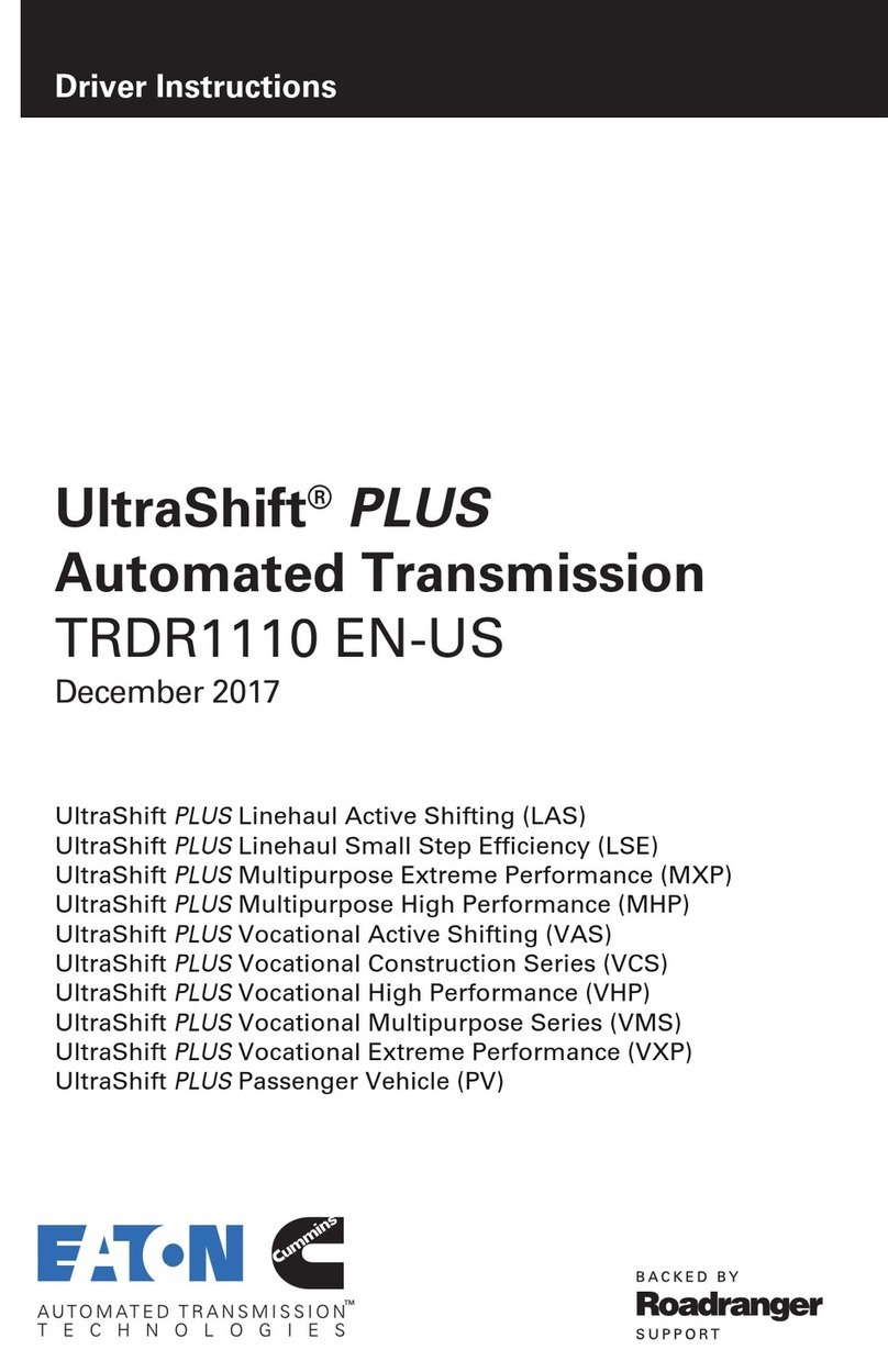Eaton UltraShift PLUS FO(M) E310C-LAS Series User manual