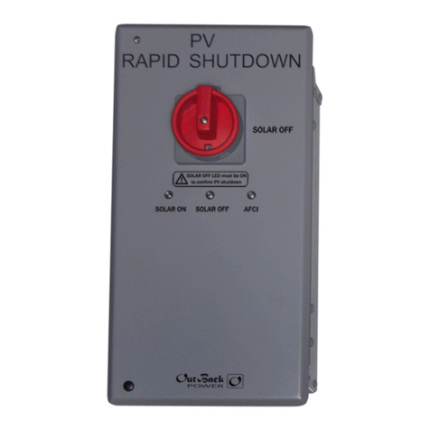 EnerSys OutBack Power Rapid Shutdown Initiator quick start guide EnerSys OutBack Power Rapid Shutdown Initiator quick start guide
