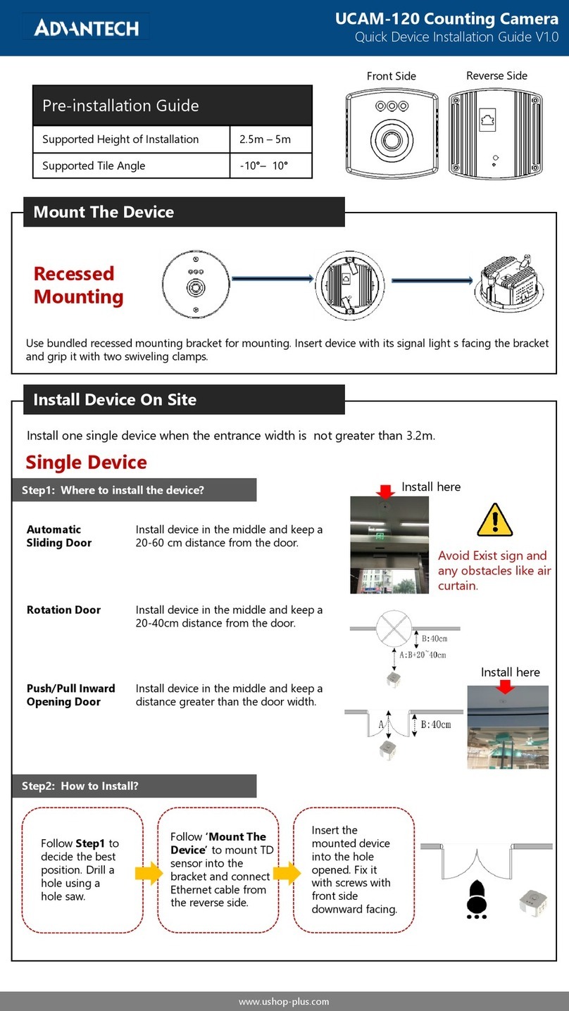 Advantech UCAM-120 User manual