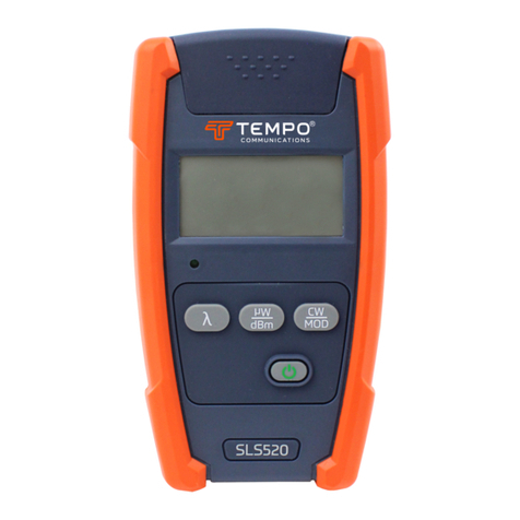 Tempo Communications SLS520 quick reference