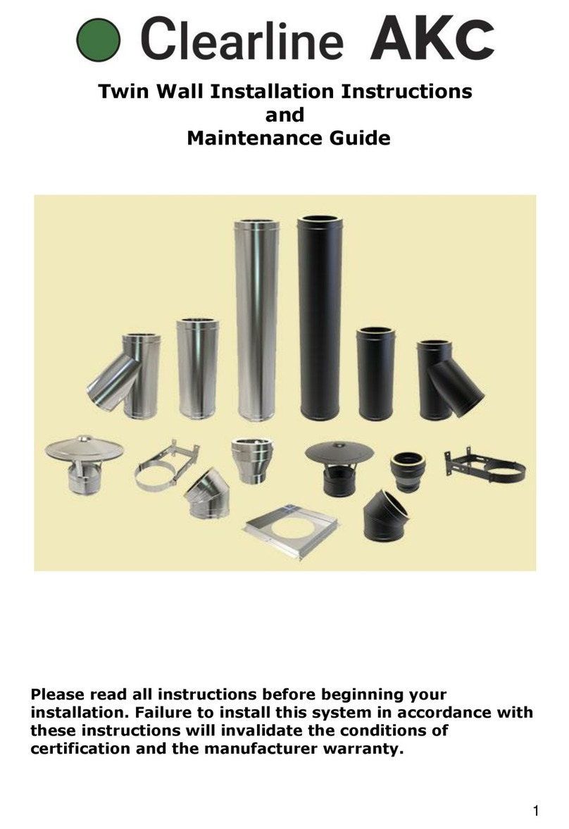 Clearline AKC Installation Instructions and Maintenance Guide