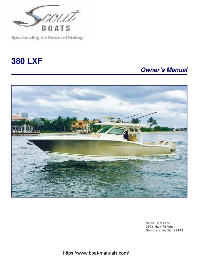 Scout Boats 380 LXF owner's manual