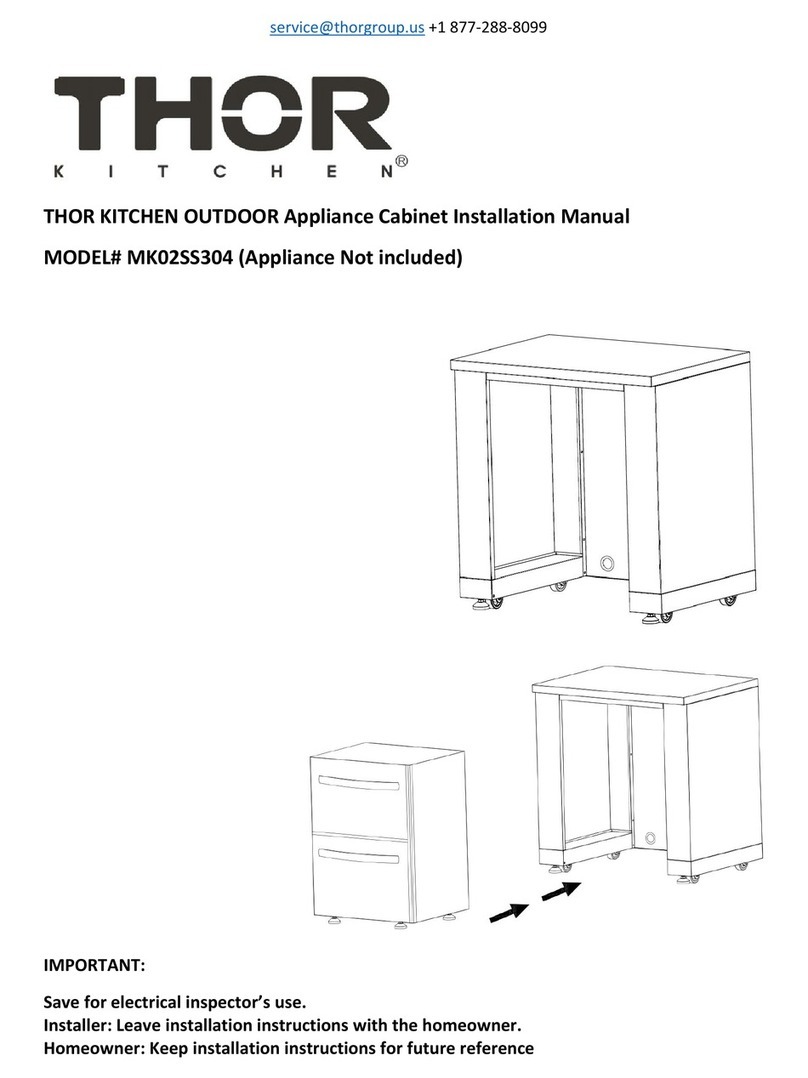 Thor Kitchen MK02SS304 installation manual