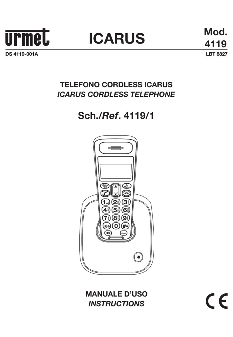 urmet domus ICARUS 4119 instructions