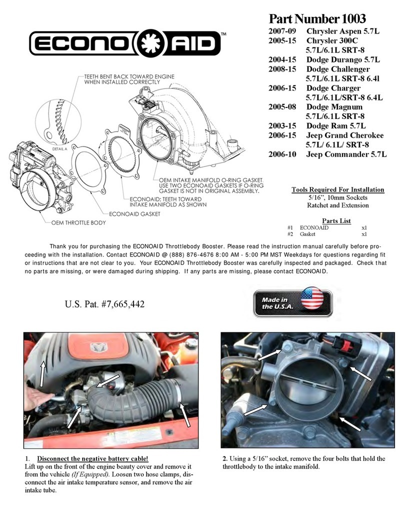 ECONOAID 1003 quick start guide