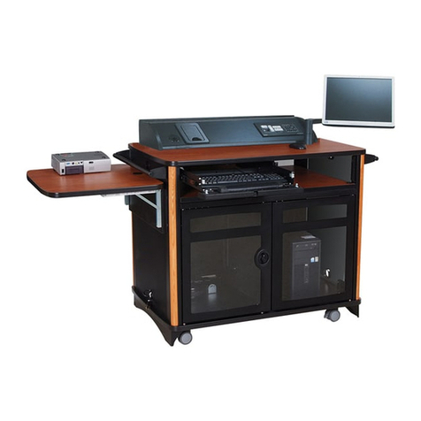Spectrum Industries Media Director V2 Lectern 55260 User manual