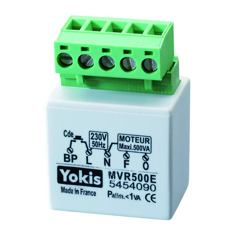 Yokis MVR500E manual
