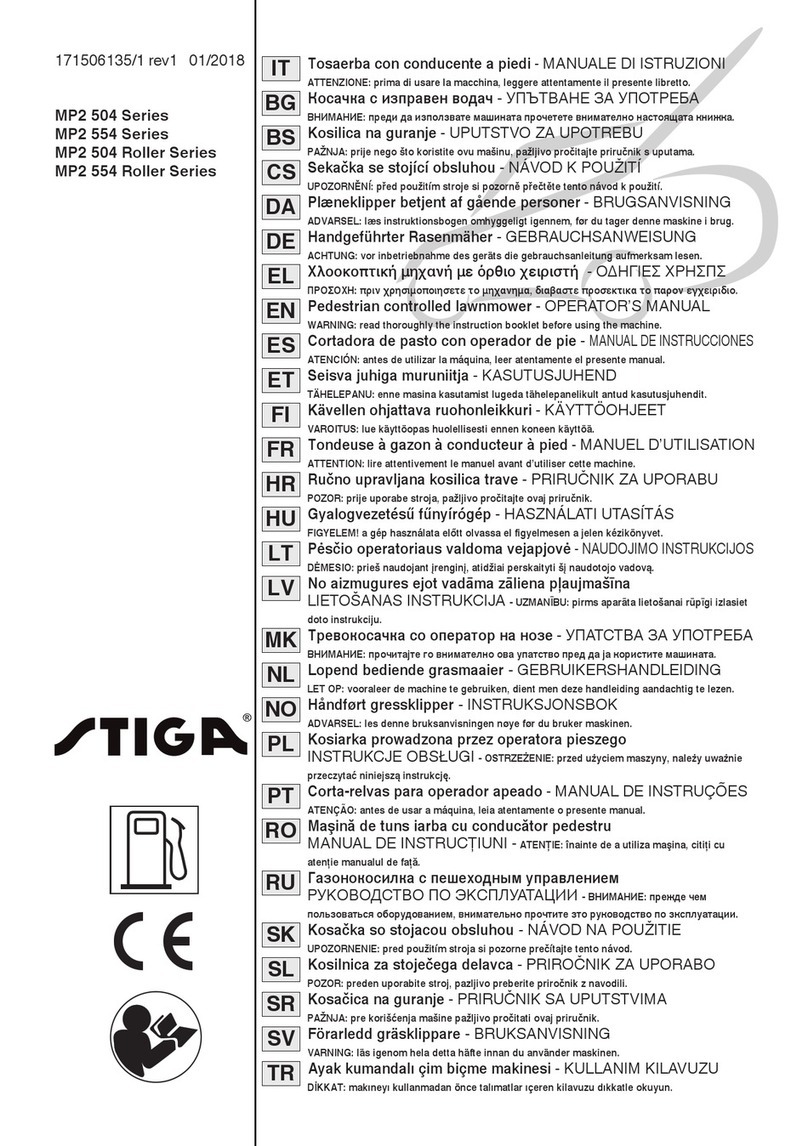 Stiga MP2 504 Series User manual