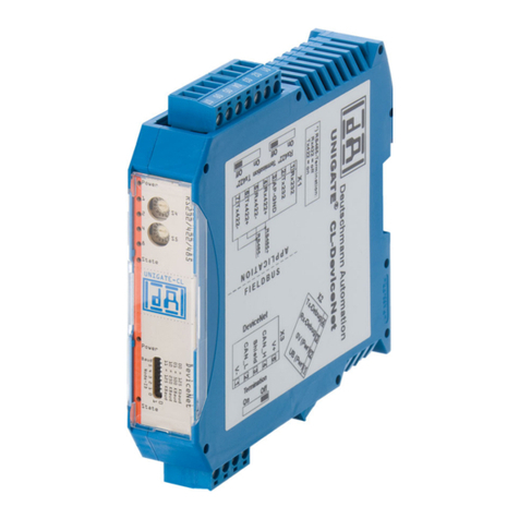DEUTSCHMANN AUTOMATION UNIGATE CL - DeviceNet User manual