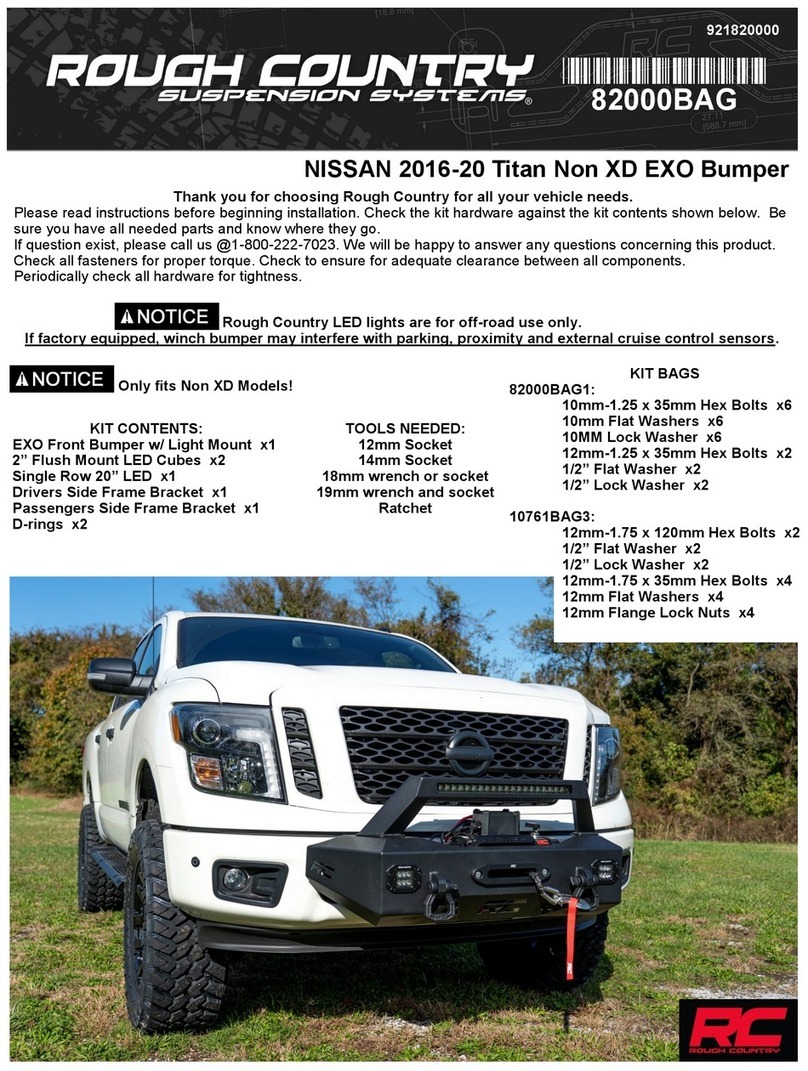 rough country 82000BAG1 manual
