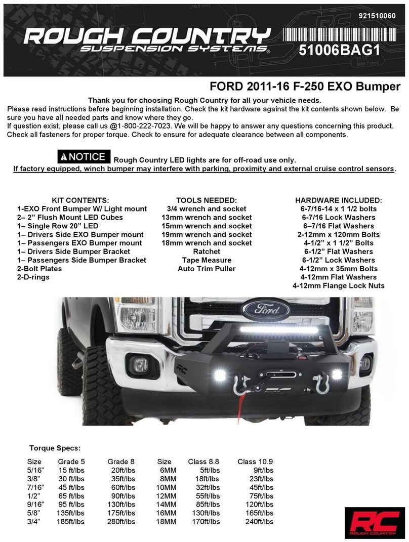 rough country 51006BAG1 manual