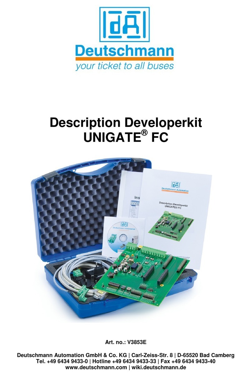 DEUTSCHMANN AUTOMATION UNIGATE FC Operating and installation instructions DEUTSCHMANN AUTOMATION UNIGATE FC Operating and installation instructions