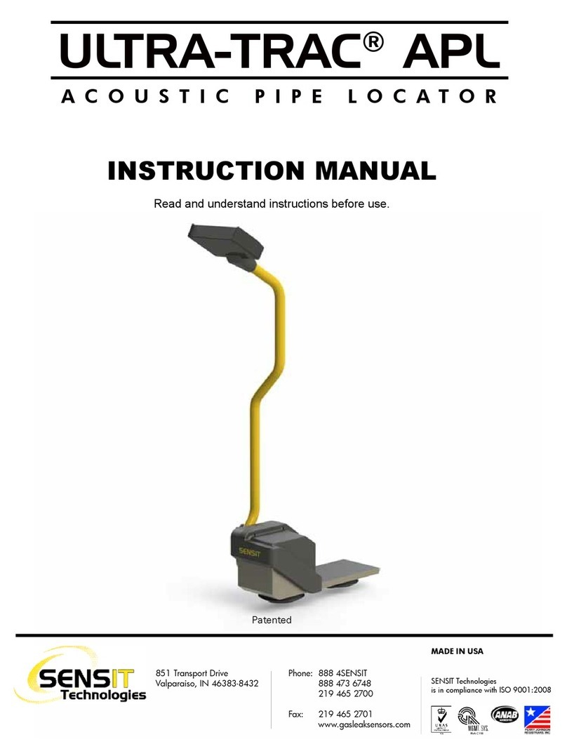 SENSIT Technologies ULTRA-TRAC APL User manual